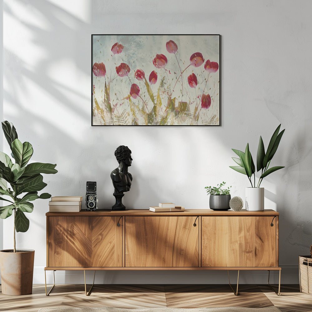 Happy tulips | Poster