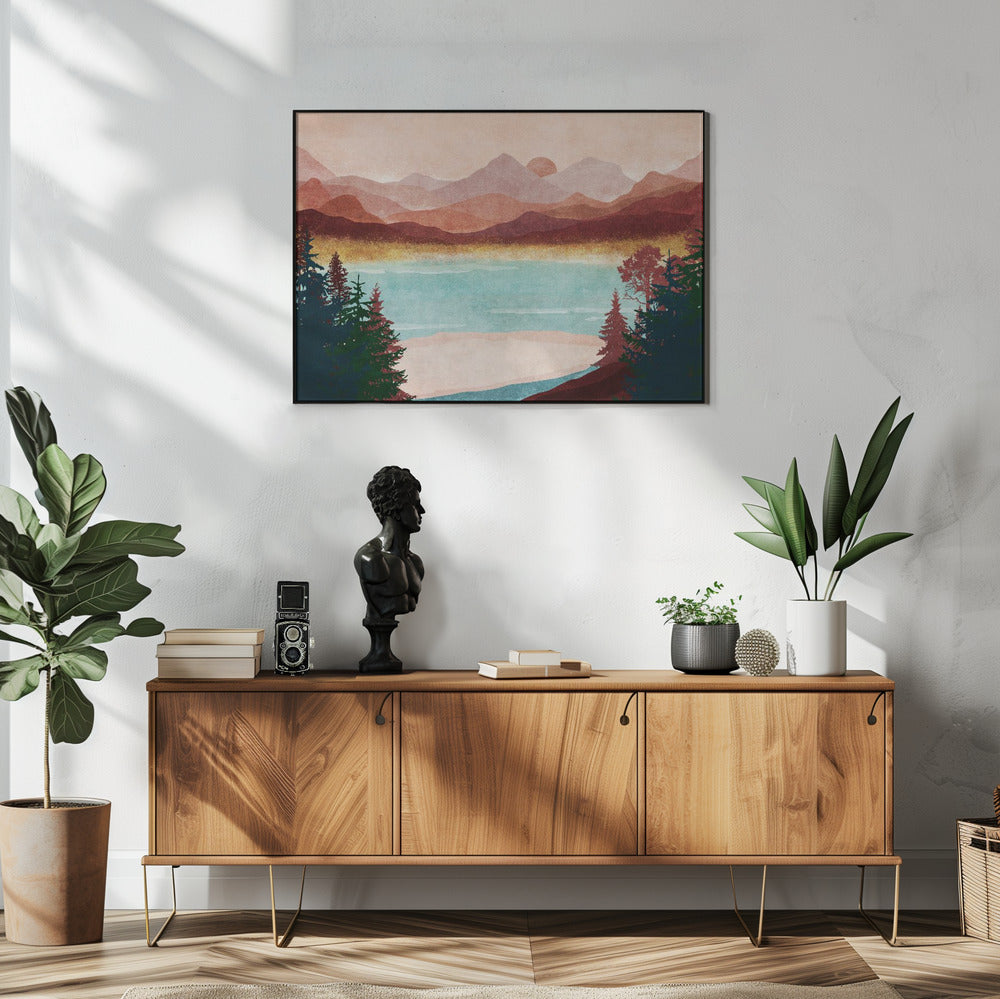 Bergdämmerungs-Gelassenheit | Poster