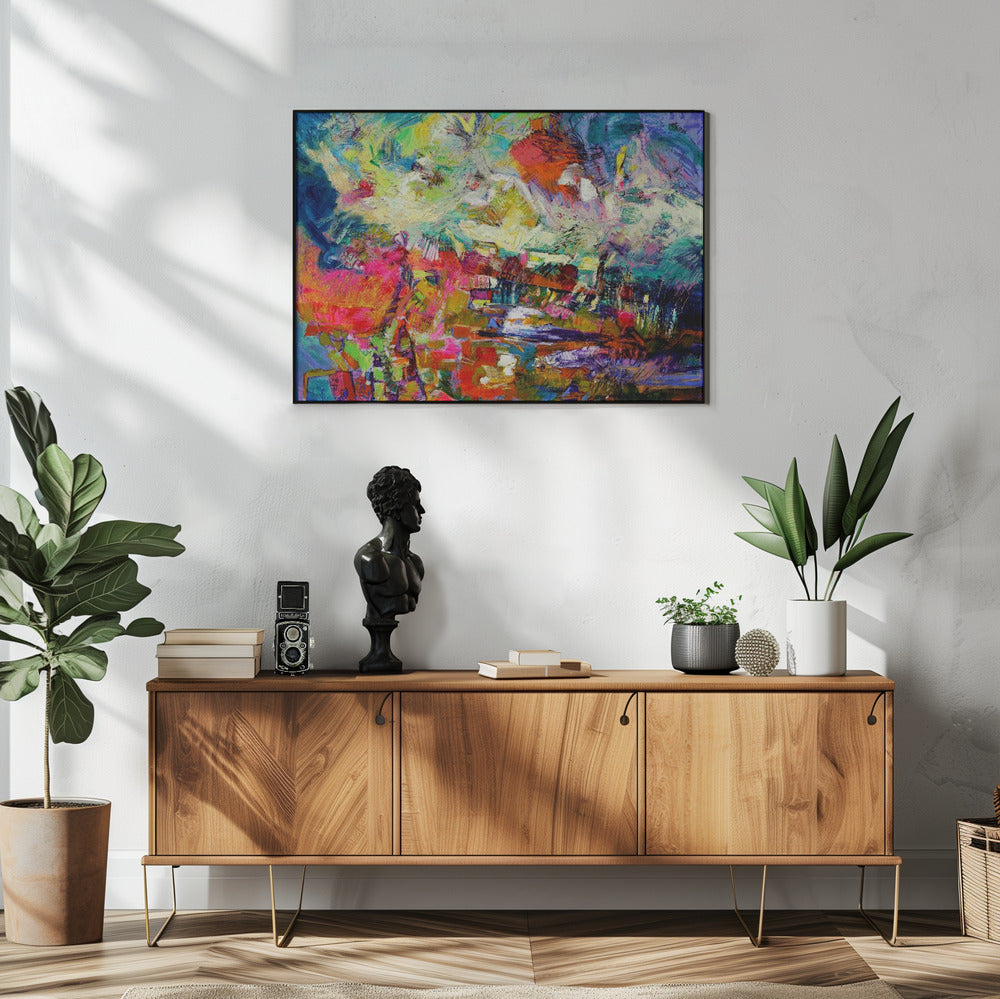Expressionistisches Abstraktes Poster