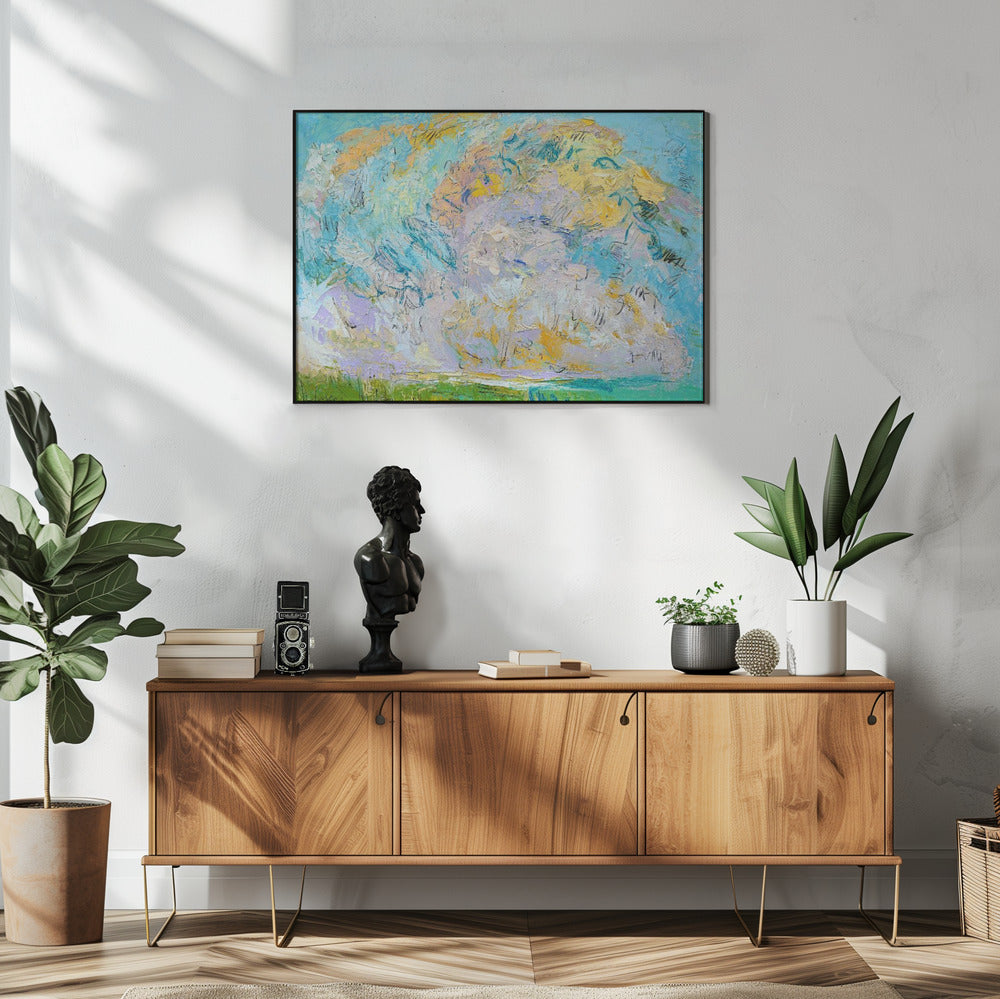 Wunderliche Wolkenlandschaft | Poster