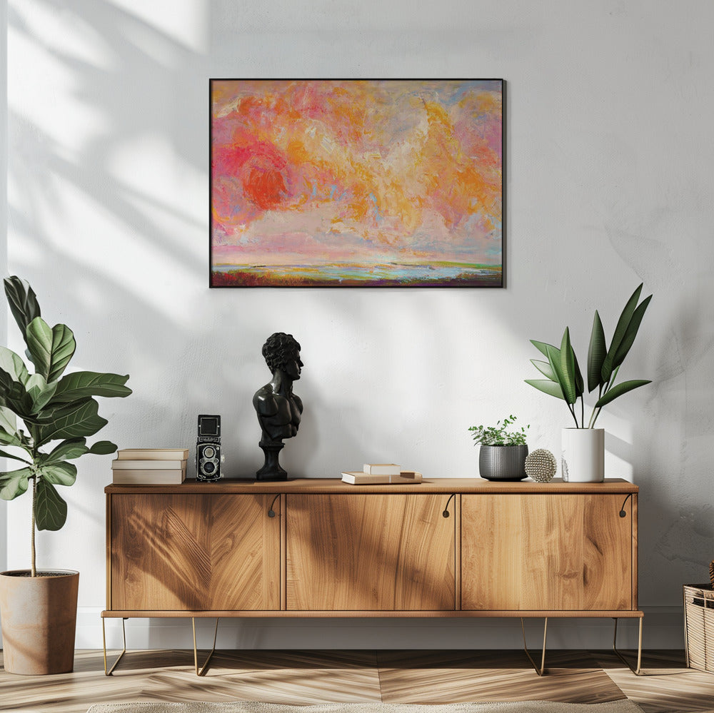 Feurige Himmelslandschaft | Poster