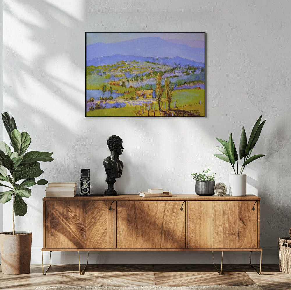 Goldene Tallandschaft | Poster