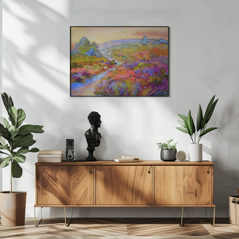 Vibrant Meadow Path | Poster