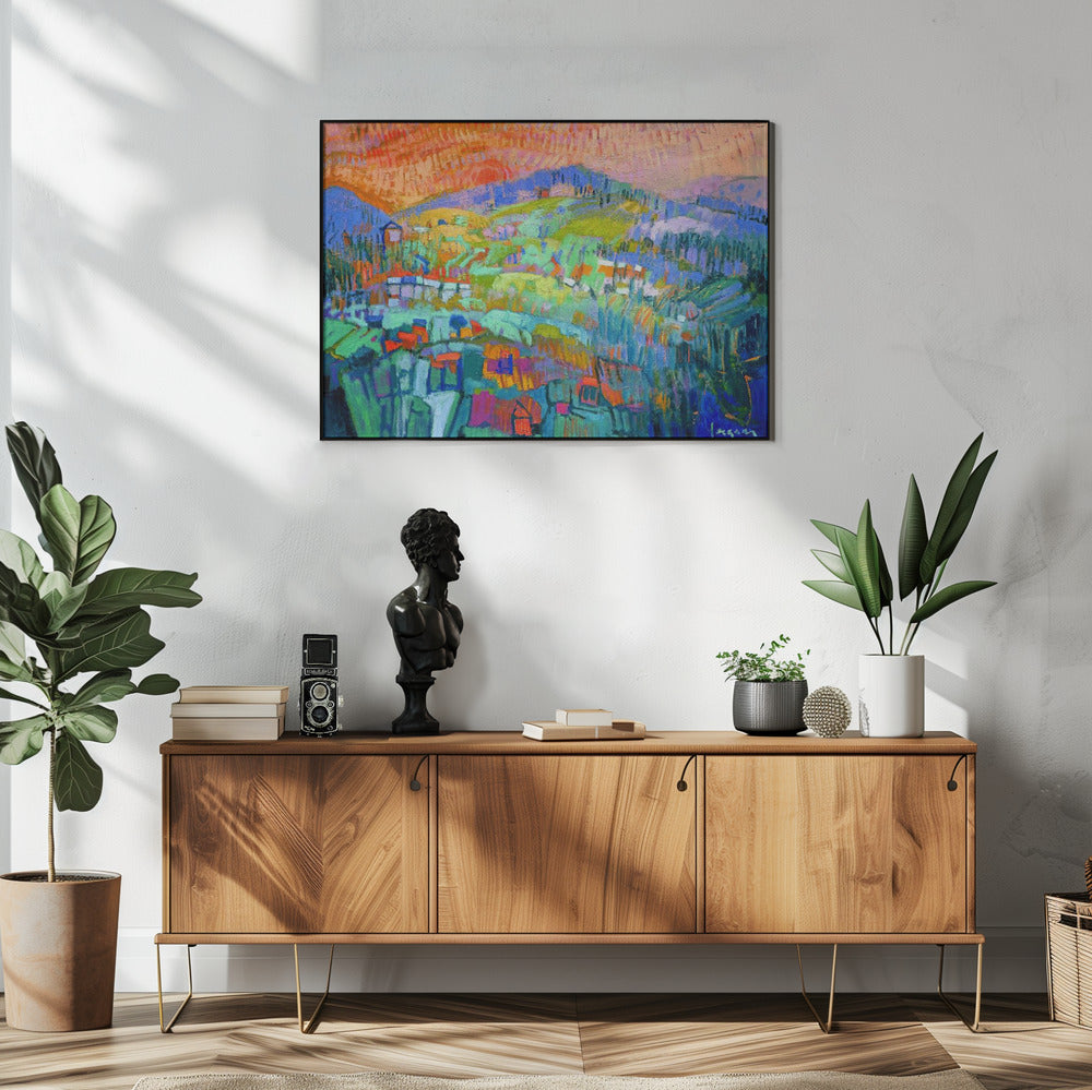 Lebendige Hügelträume | Poster