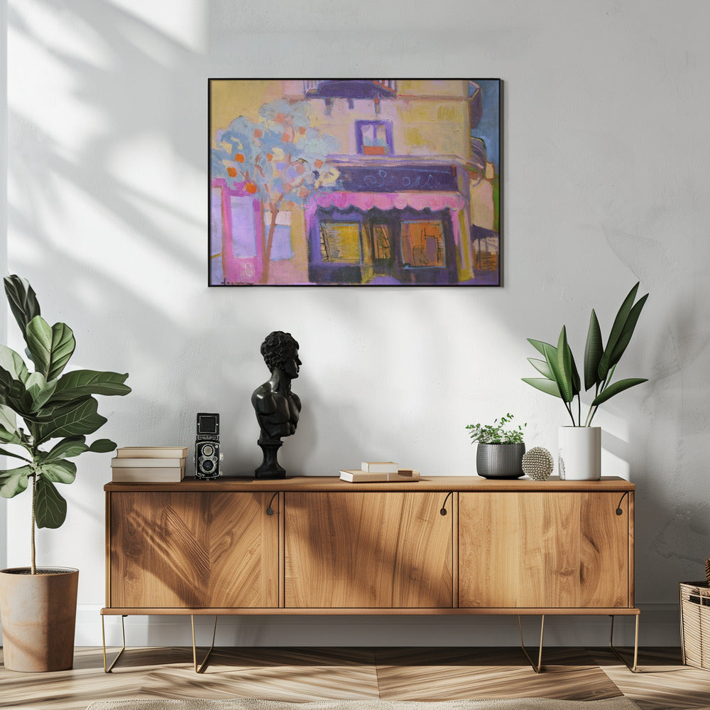 Vibrant Café Scene | Poster