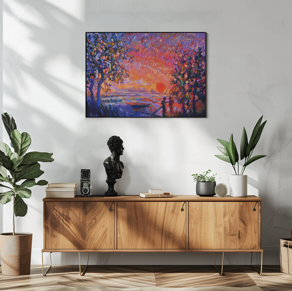 Lebendiges Abendlicht | Poster