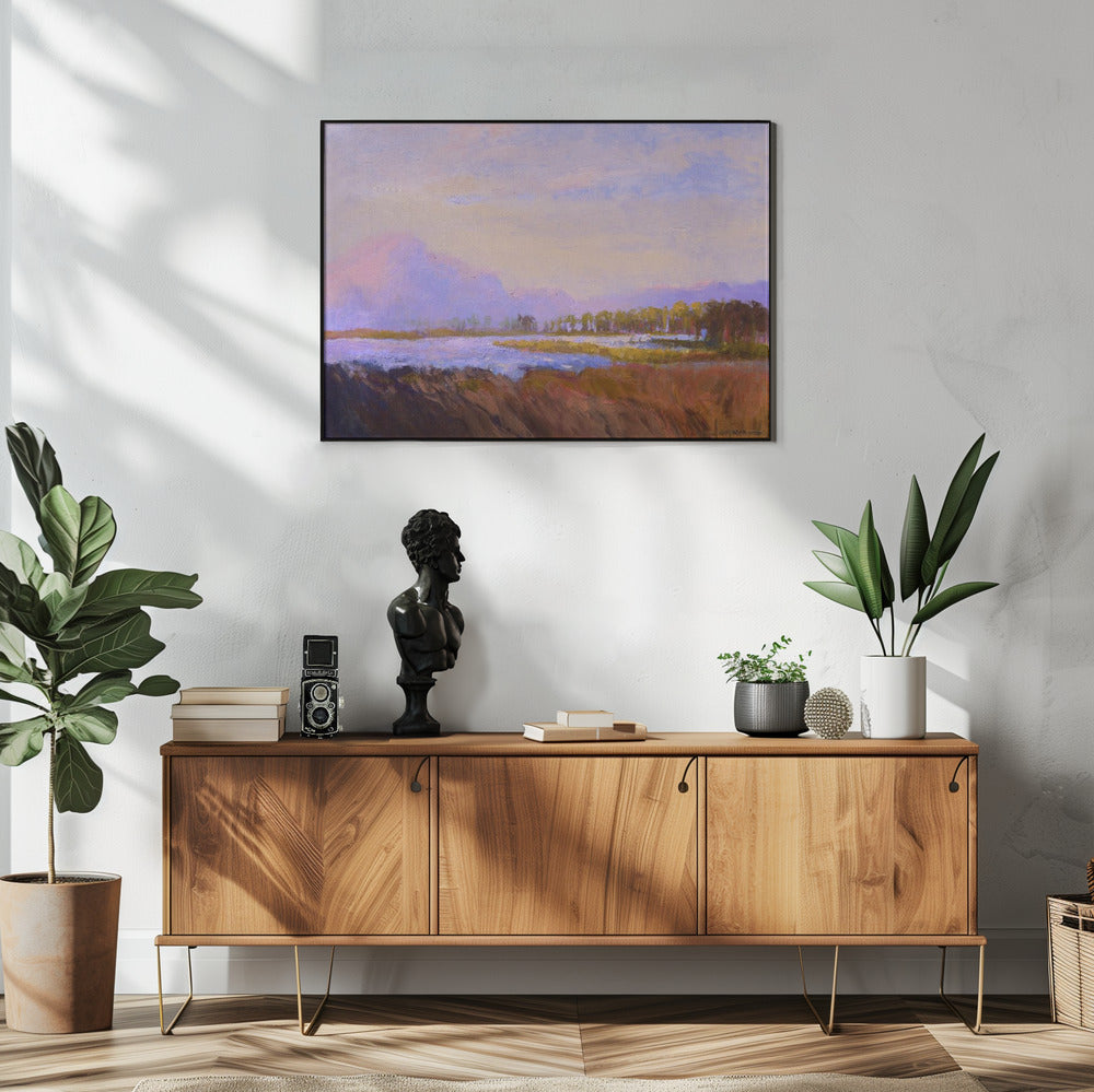 Ruhige Pastelllandschaft | Poster