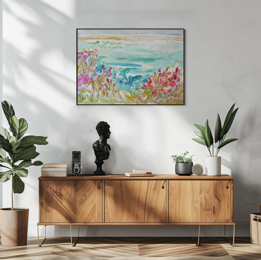 Vibrant Lakeside | Poster