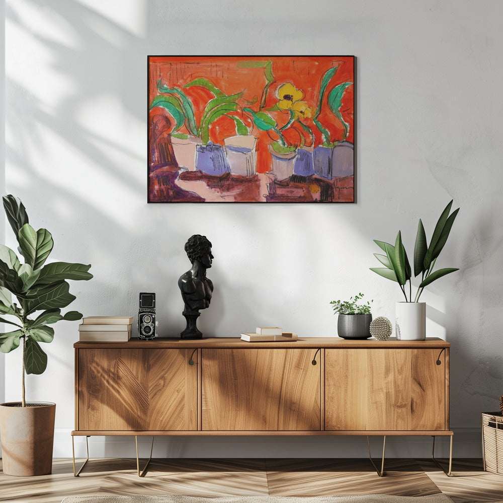 Lebendige Pflanzenharmonie | Poster