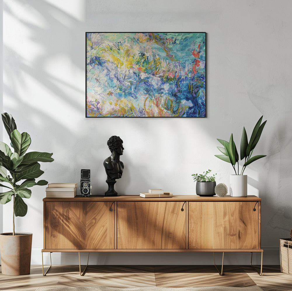 Impressionistisches buntes abstraktes Poster