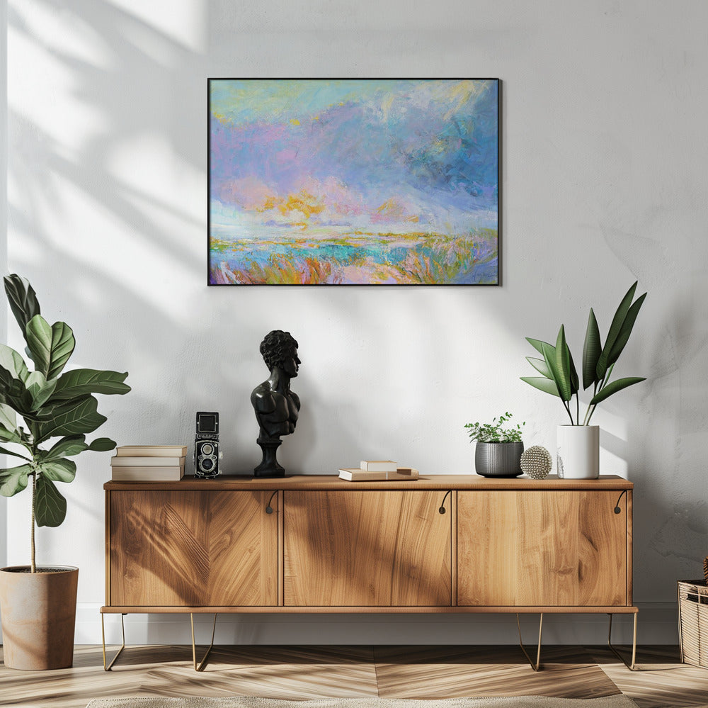 Pastell Horizont Glühen | Poster