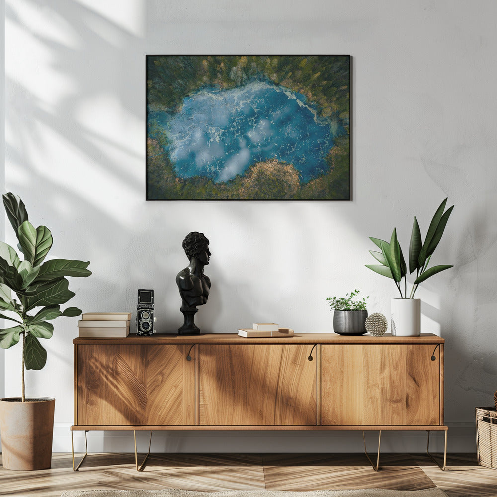 Wolken im Spiegel | Poster
