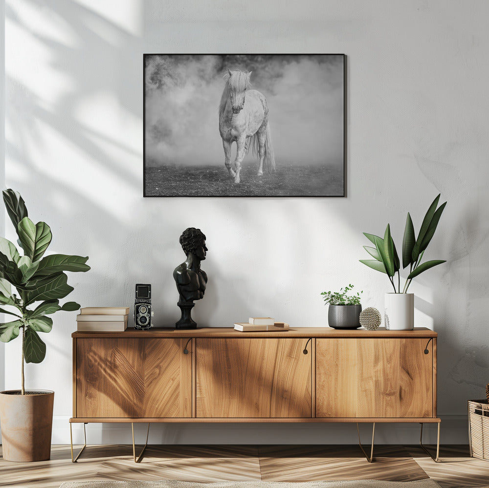 Und da kam ein weißes Pferd | Poster