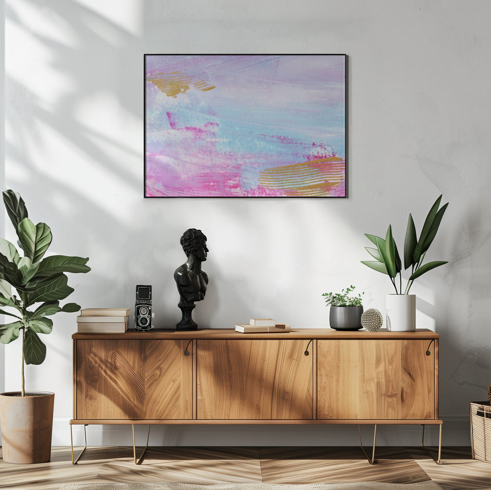Bunte Striche Horizontal | Poster