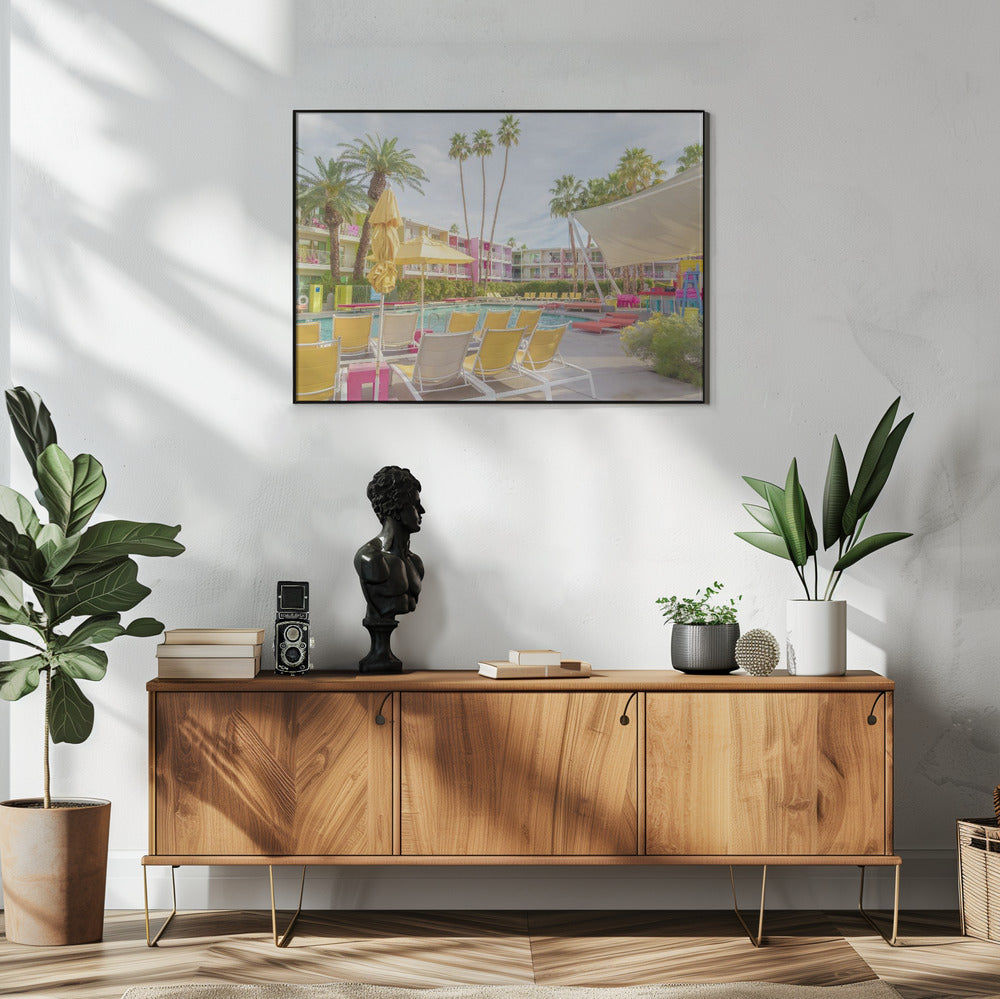 Poolside at the Saguaro Hotel - Palm Springs | Poster