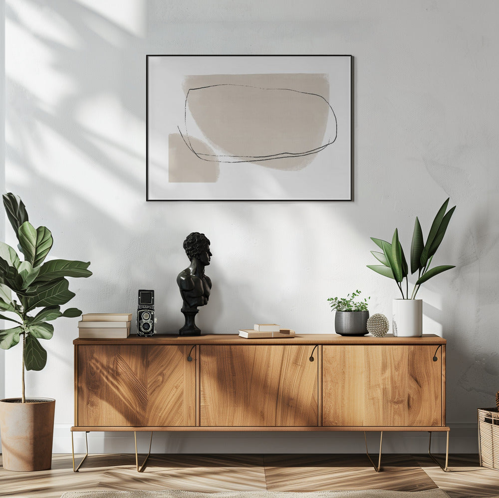 Beige- und Weißtöne | Poster