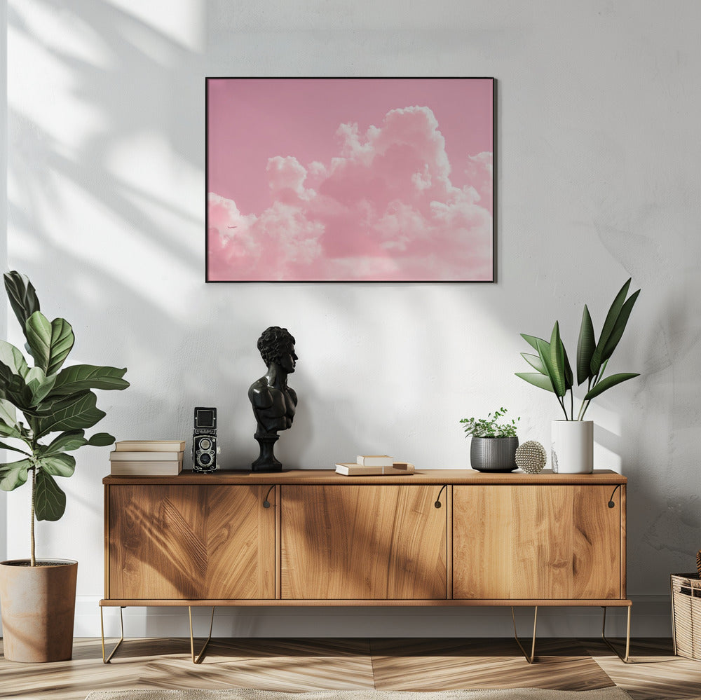 Cloudy with a touch of Pink | Poster