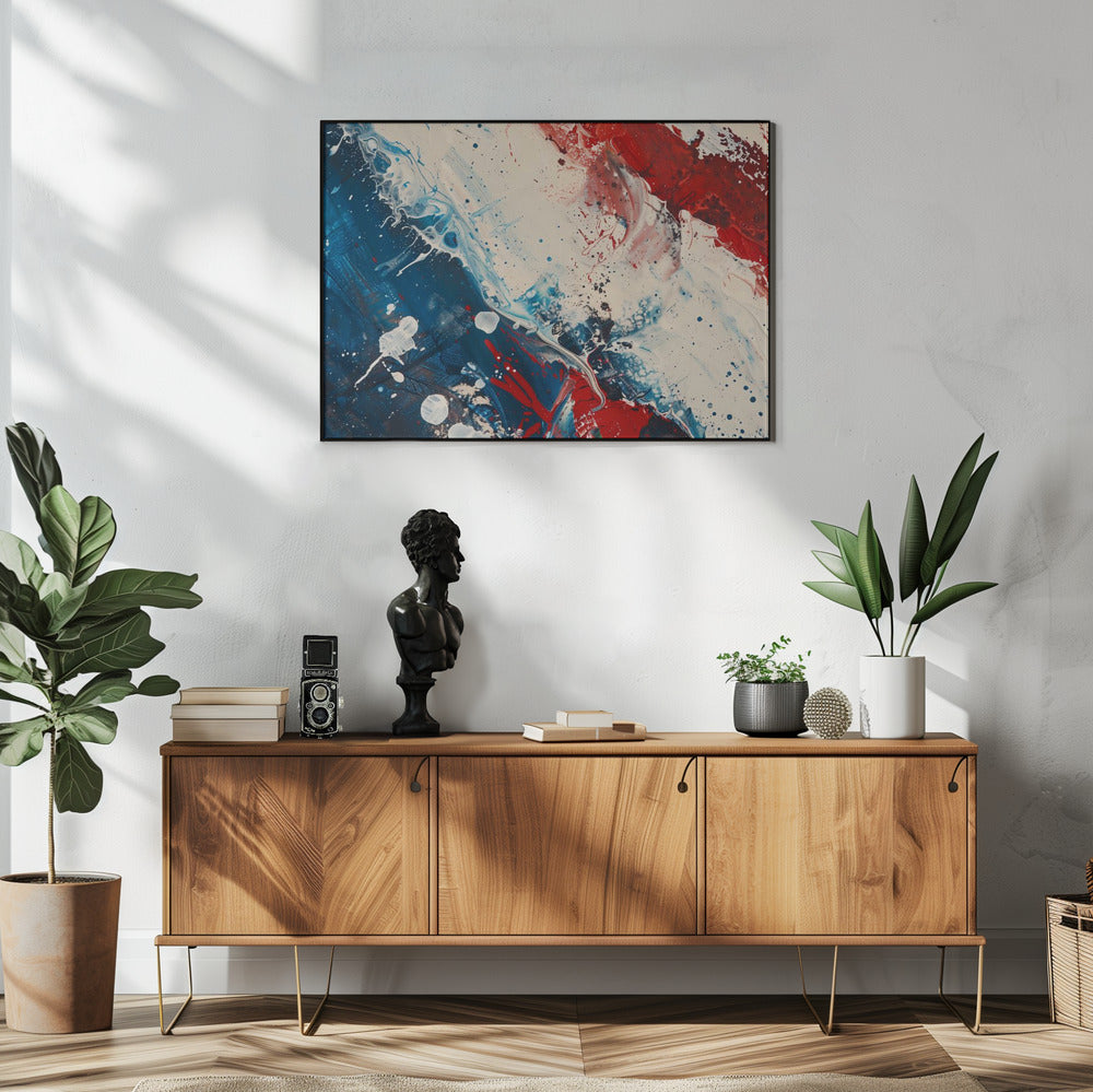 Rot, Weiß und Blau | Poster