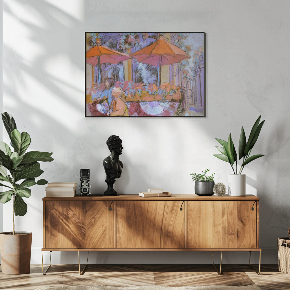 Sonniger Café-Moment | Poster