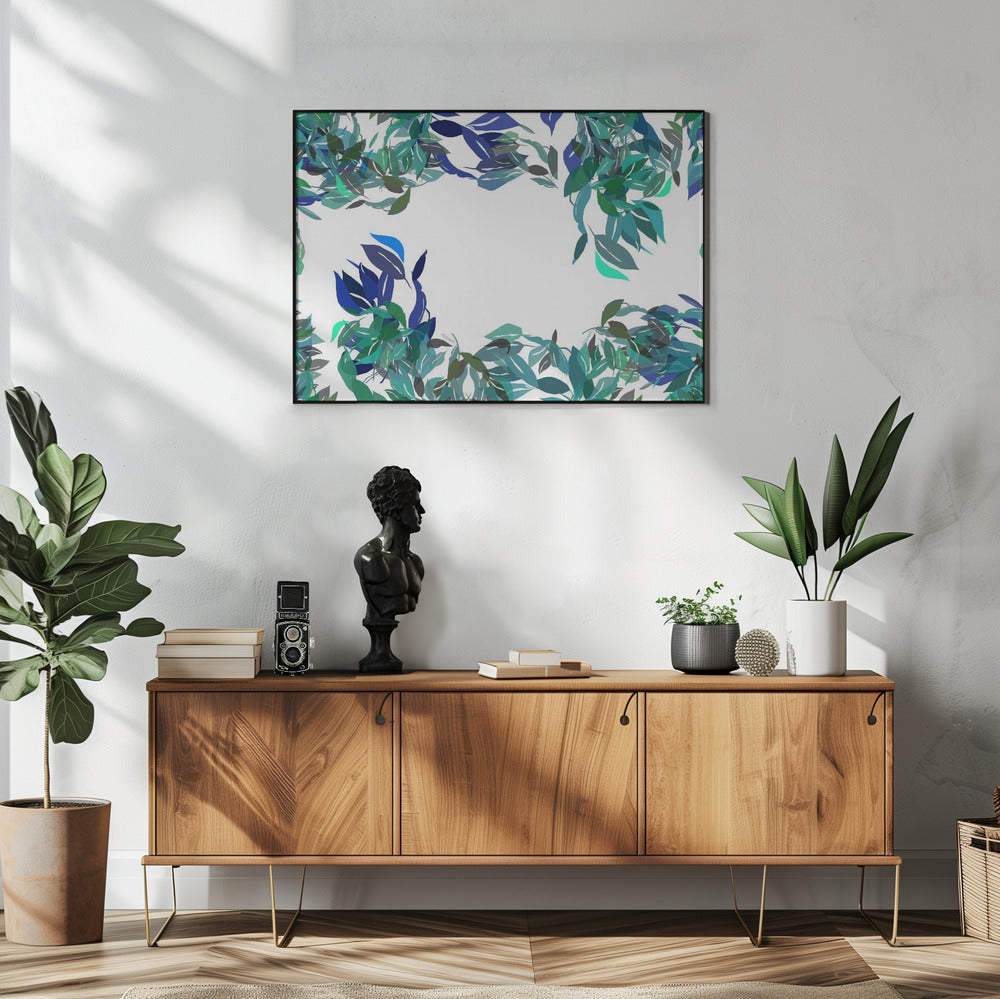 Petrol Blumenmix | Poster