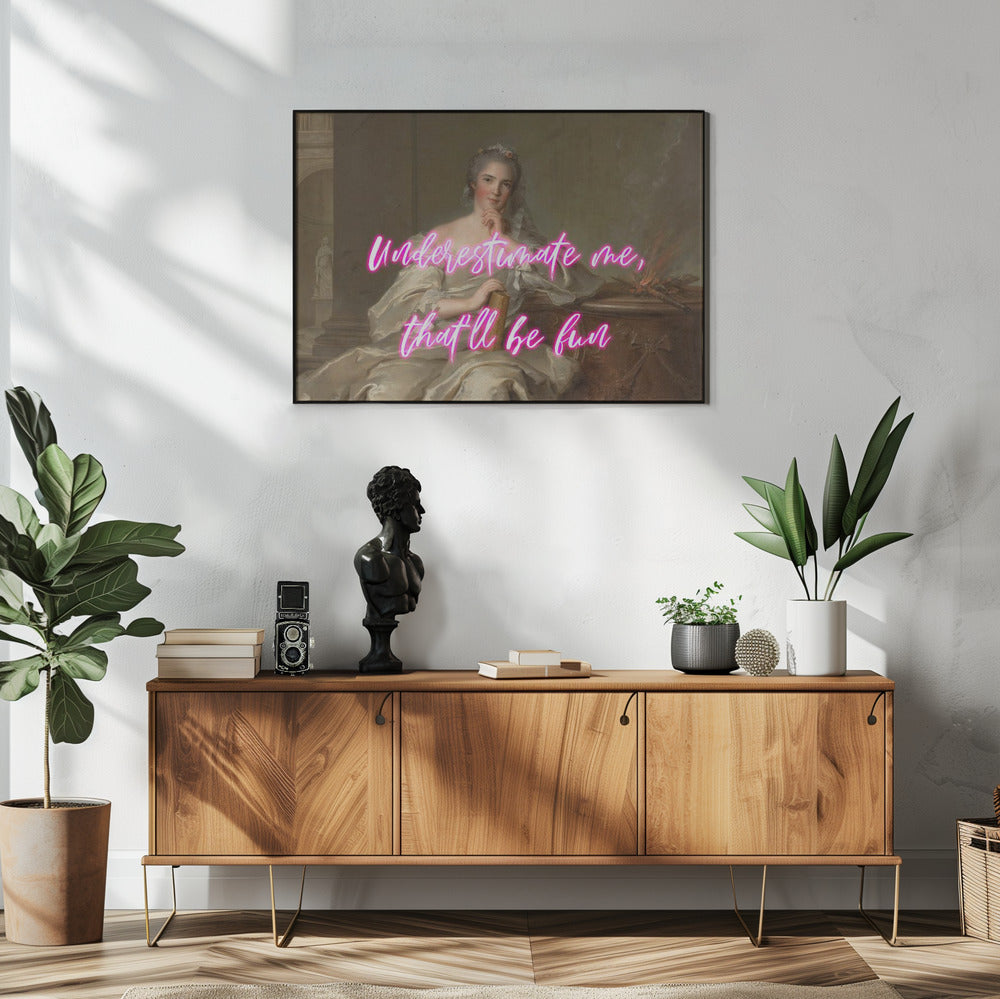 Unterschätze mich3 Ratioiso | Poster