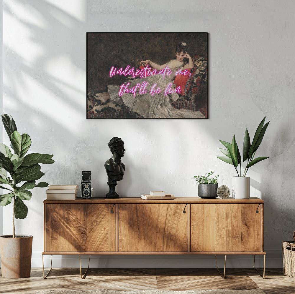 Unterschätze das Verhältnis | Poster