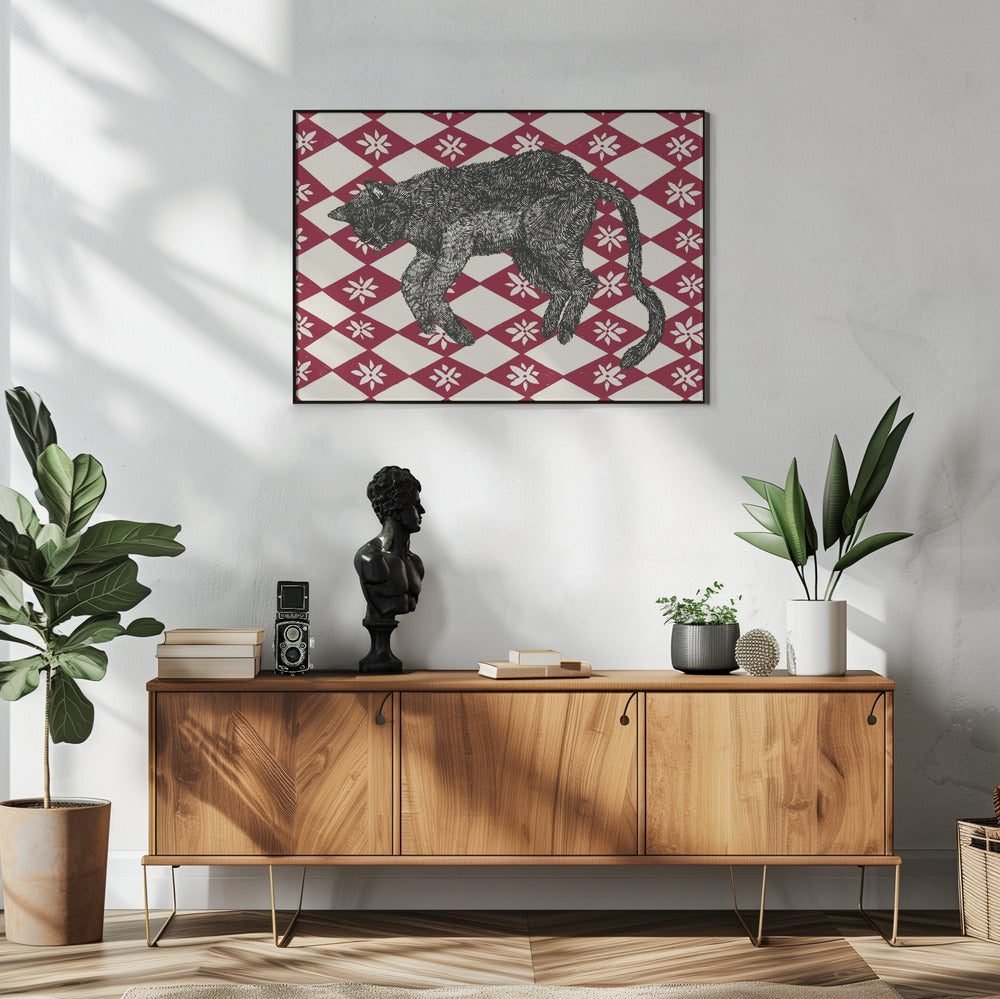 Schlafende Katze I | Poster