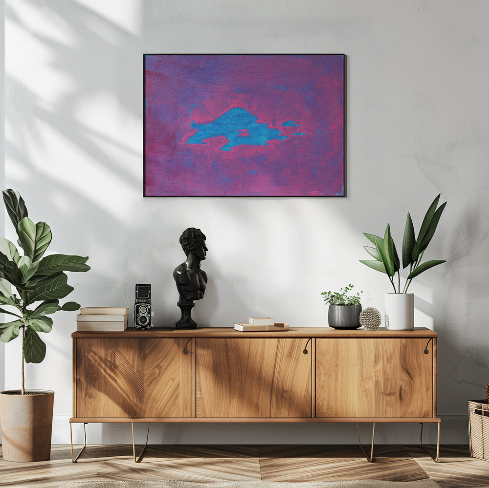 Uap Cyan, Magenta Sky | Poster