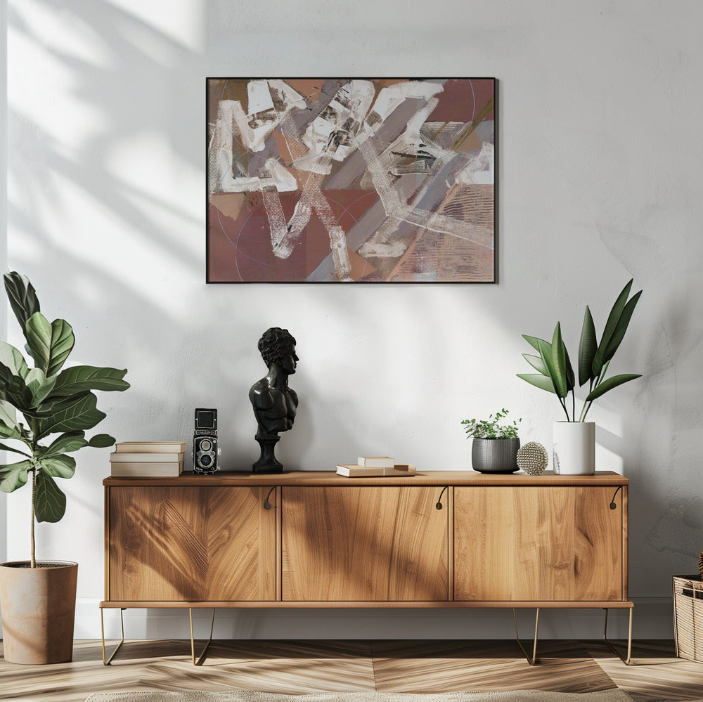 Abstrakte Kreise und Texturen 2 | Poster