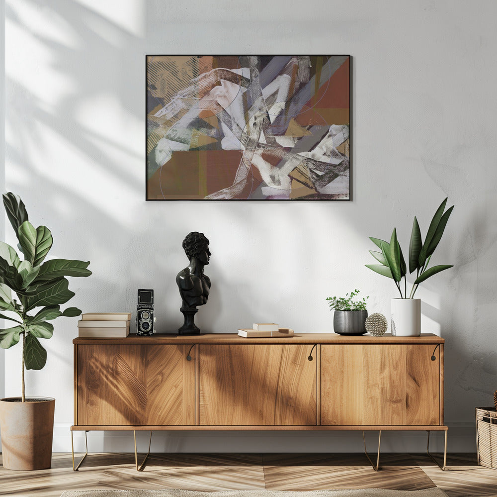 Abstrakte Kreise und Texturen 3 | Poster