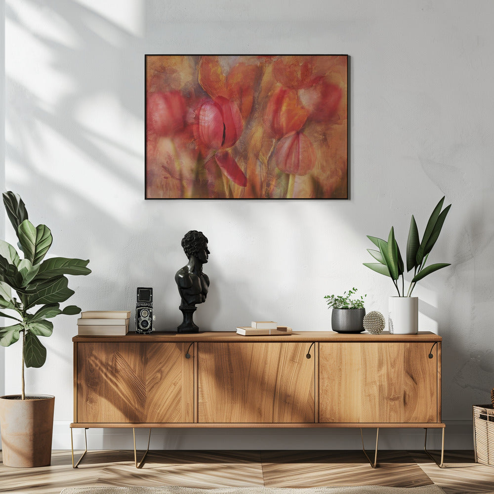 Painterly Tulips | Poster