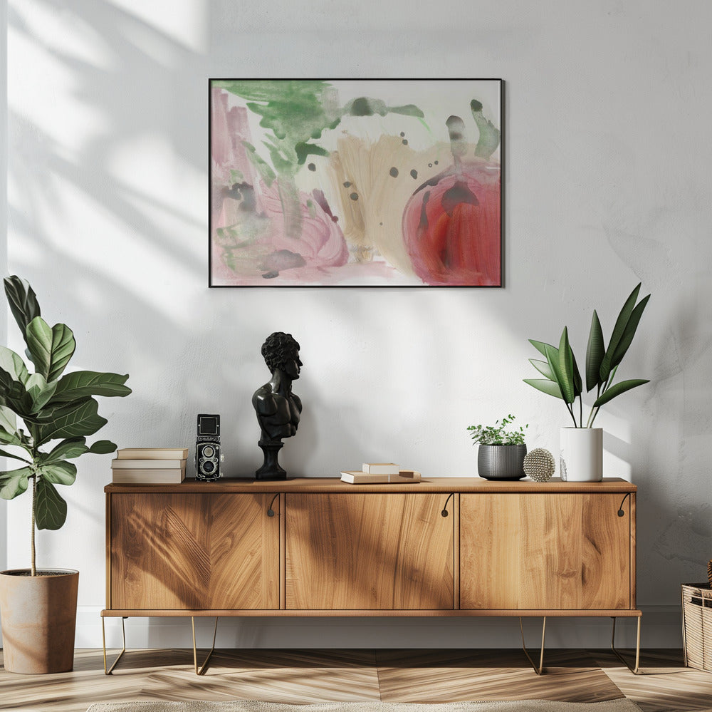 Aquarell Organische Formen 1 | Poster