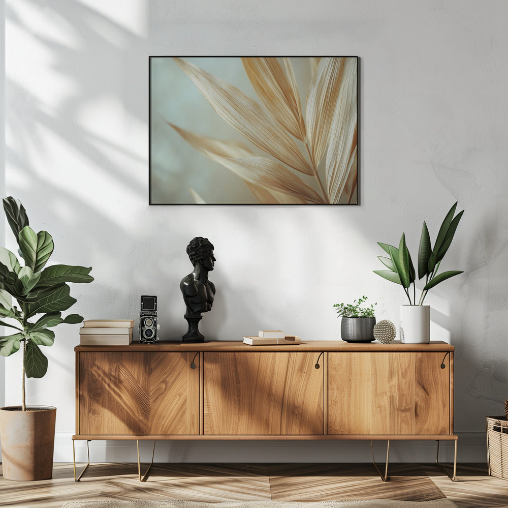 Goldene Blätter Harmonie | Poster