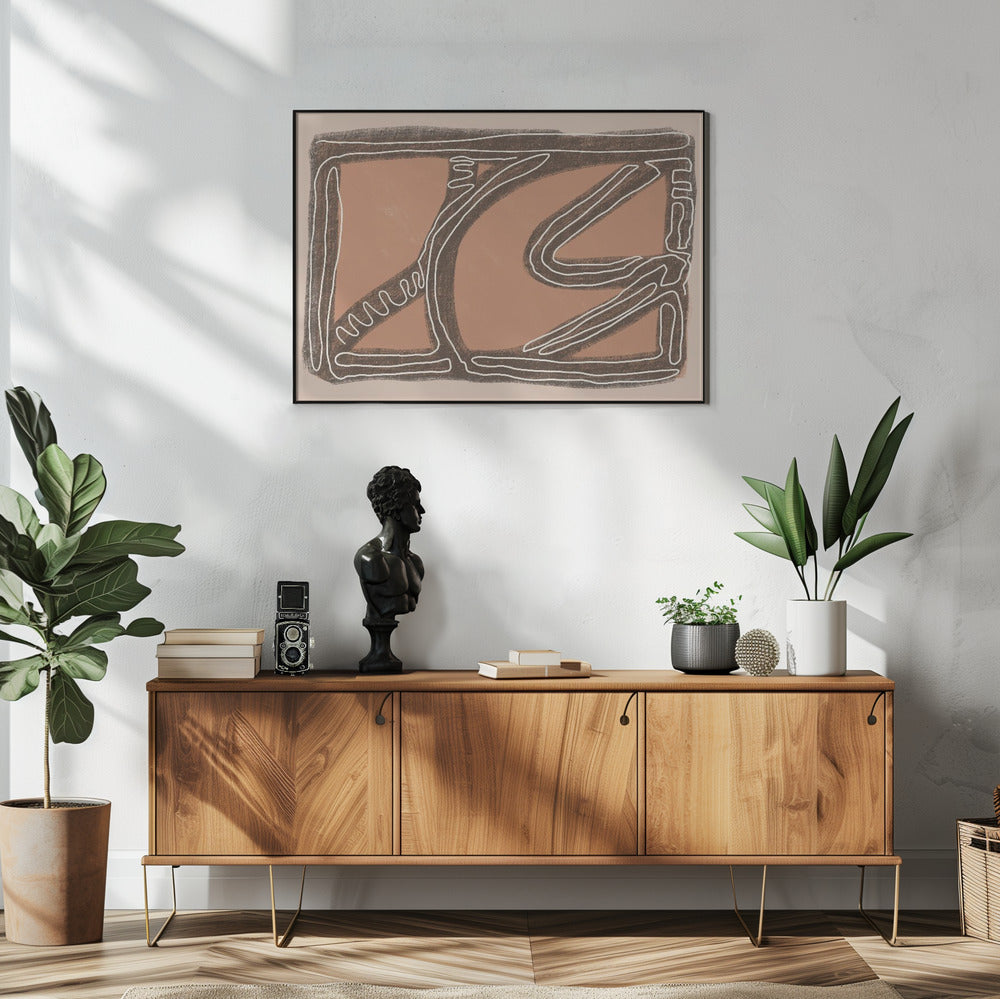 Abstrakte Pantone-Farbe | Poster