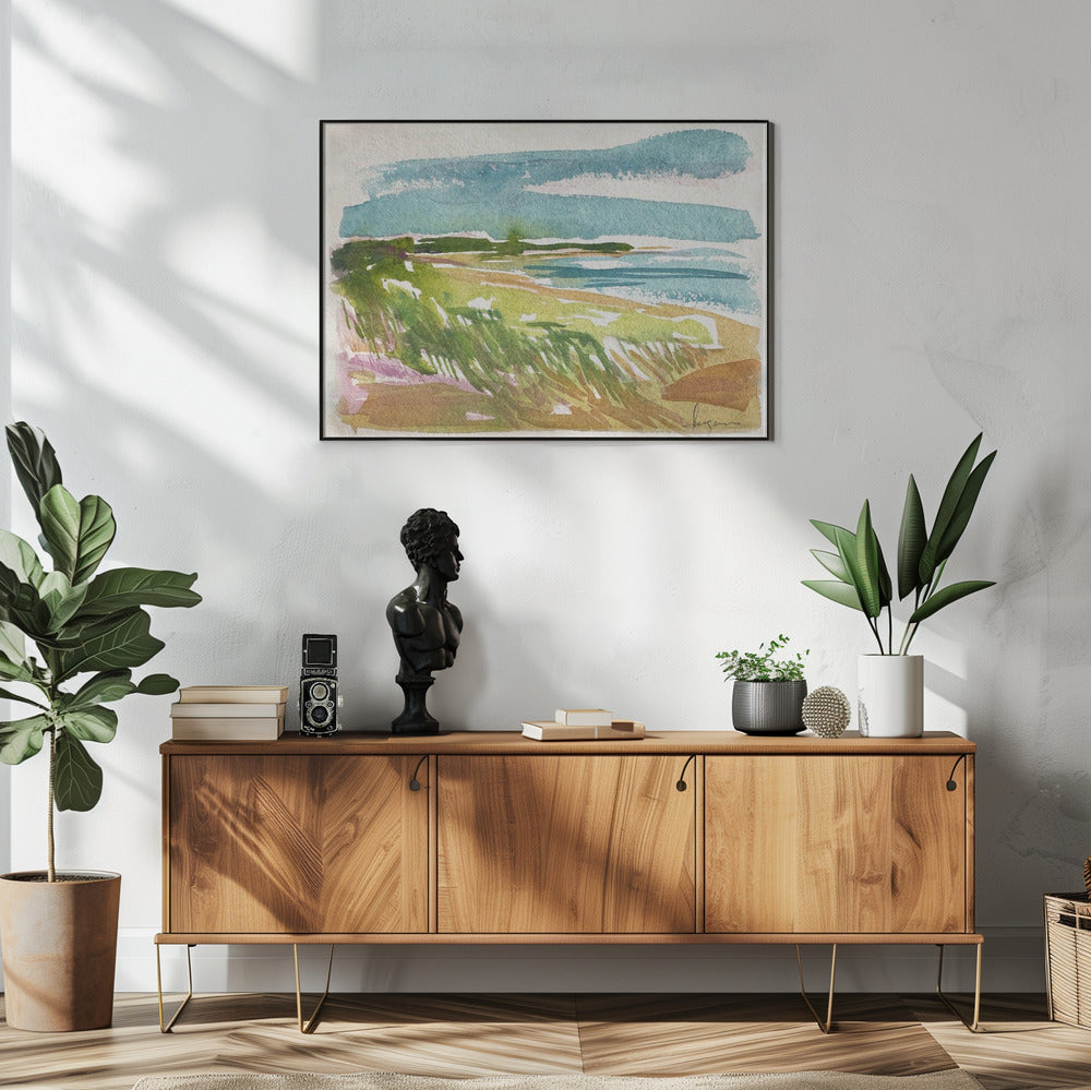 Blue skies colorful | Poster