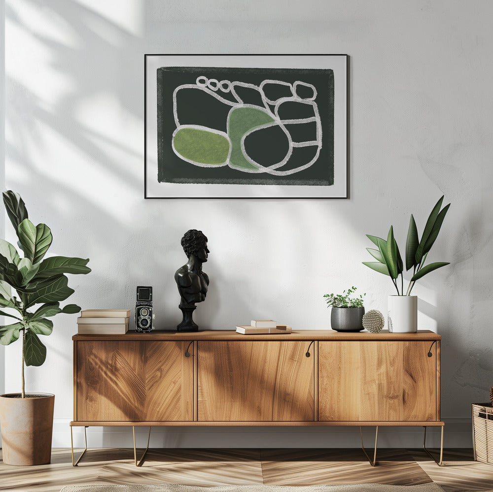 Line drawing abstracr | Poster