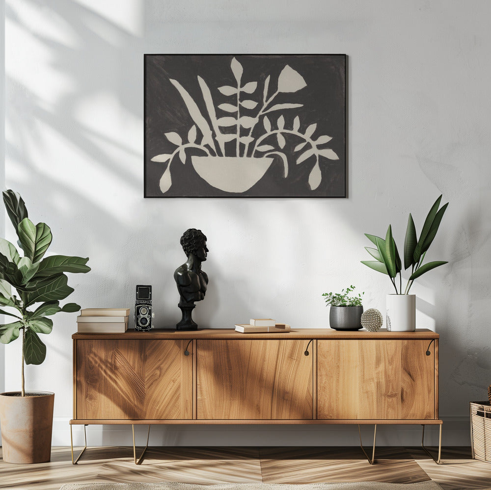 Blattsilhouetten | Poster