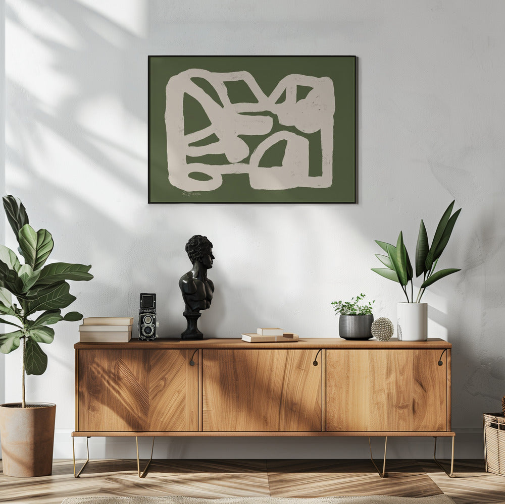 ABSTRAKT Grün | Poster