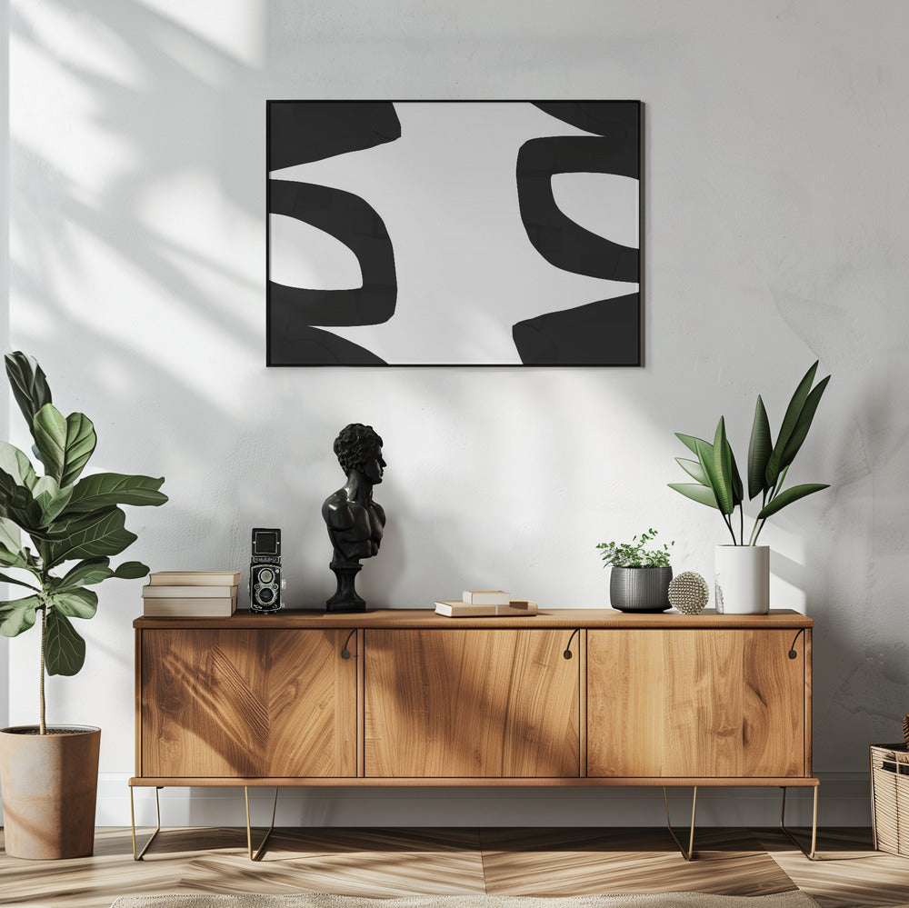 Große schwarze Formen 2 | Poster