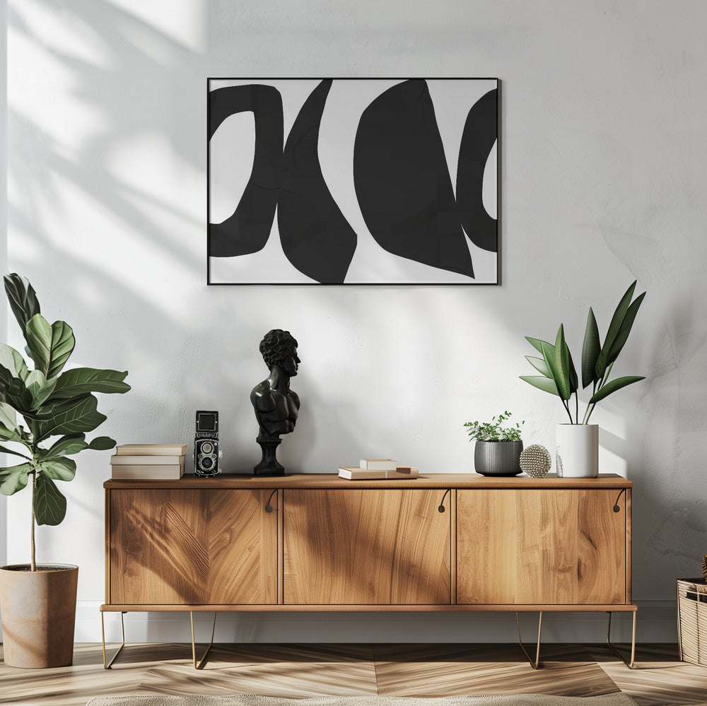 Große schwarze Formen 1 | Poster