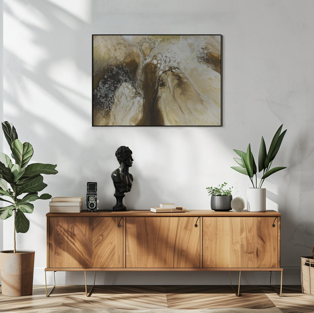 Rustic Abstract - Terra's Tapestry | Poster