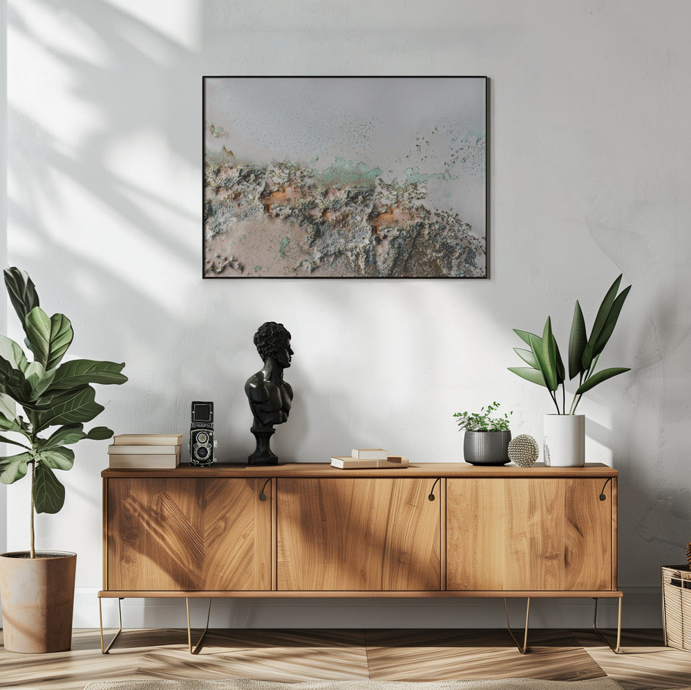 Irdische Fragmente – Küstenreliefkunst | Poster
