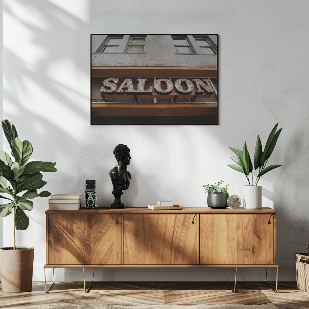 Vintage Saloon Schild | Poster