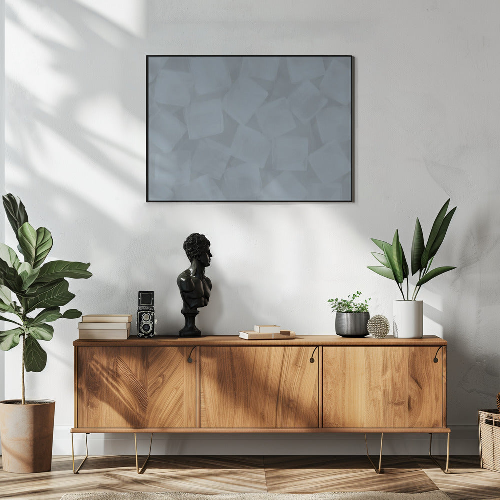 Soft Square Brushstrokes | Poster