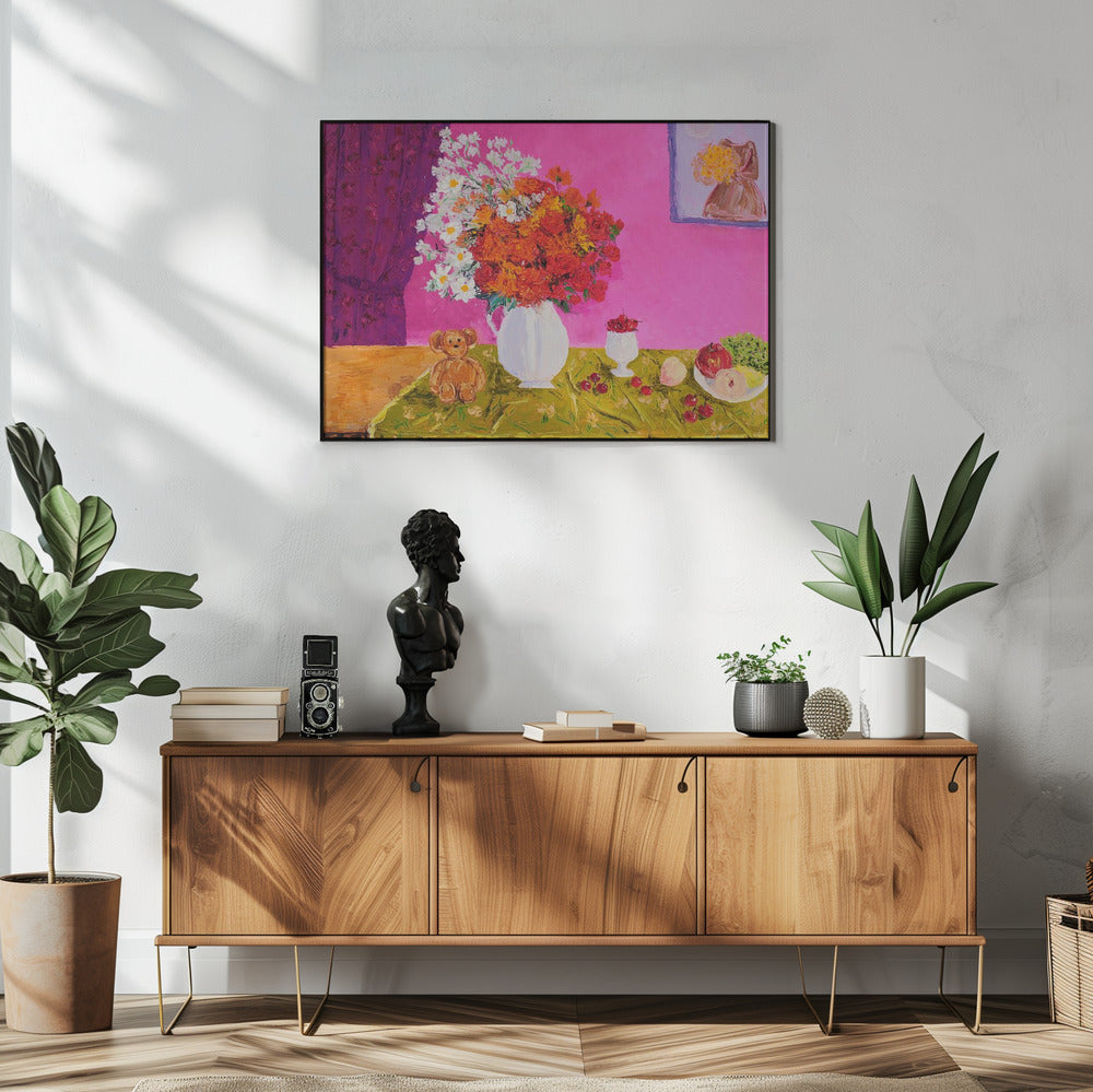 Vase Of Bright Flowers | Poster