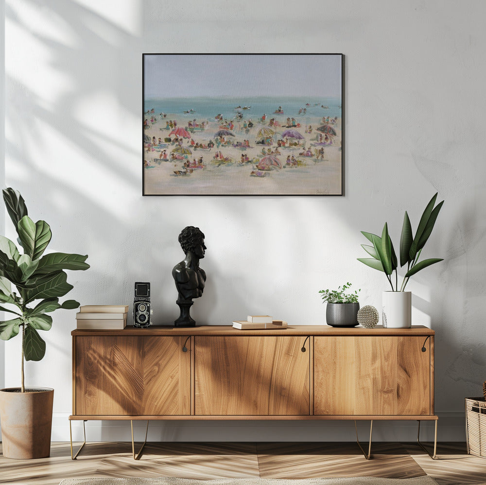 Impressionistische Strandszene | Poster