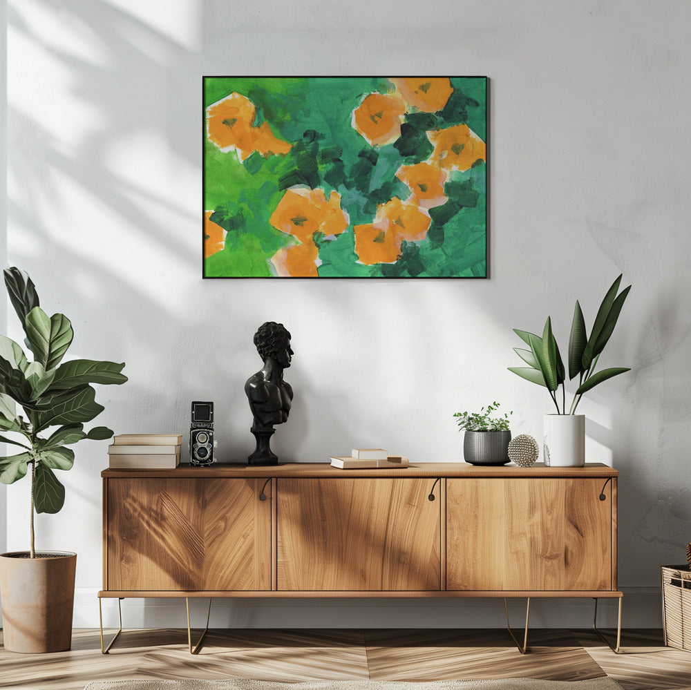 Goldene Blüte | Poster