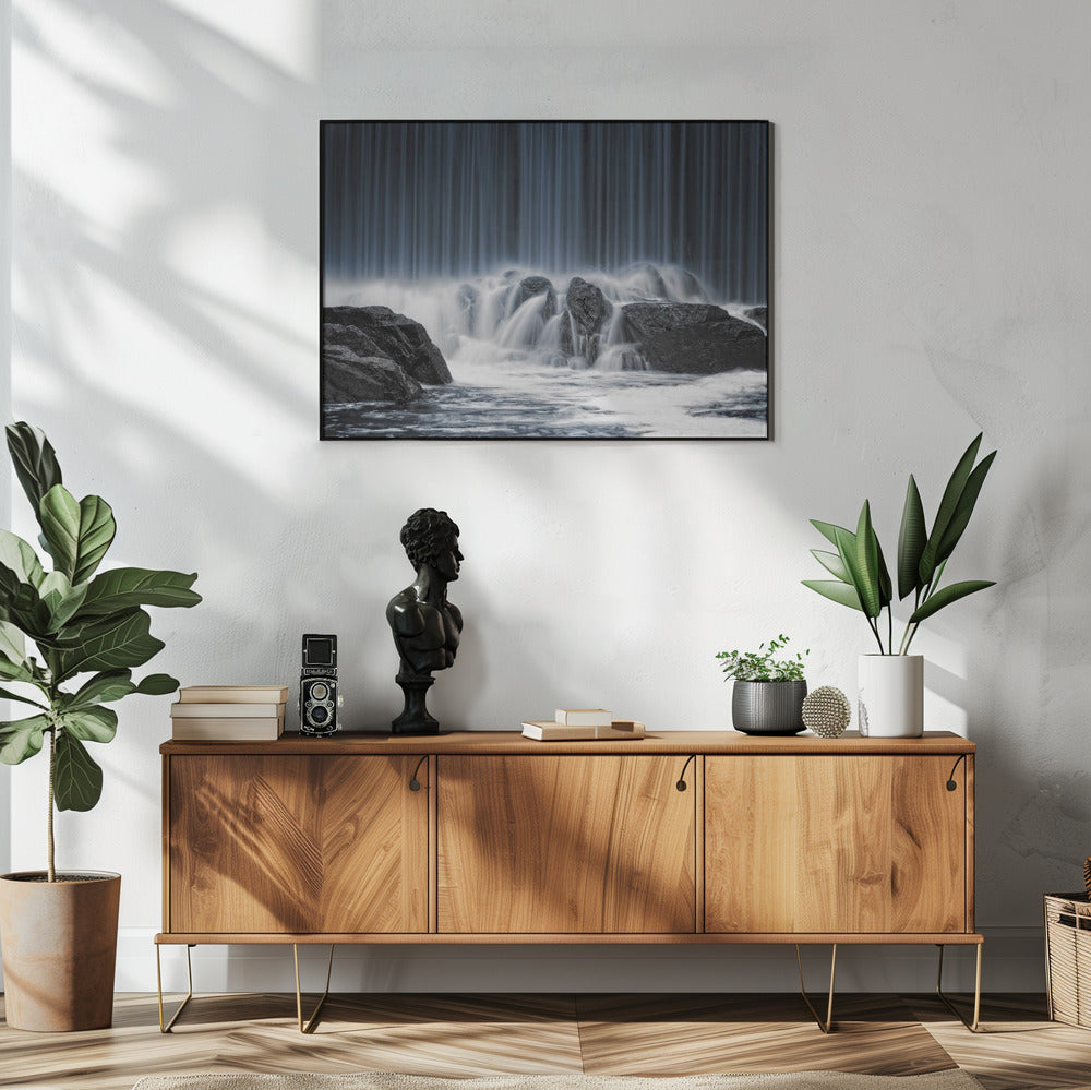 Der blaue Vorhang | Poster
