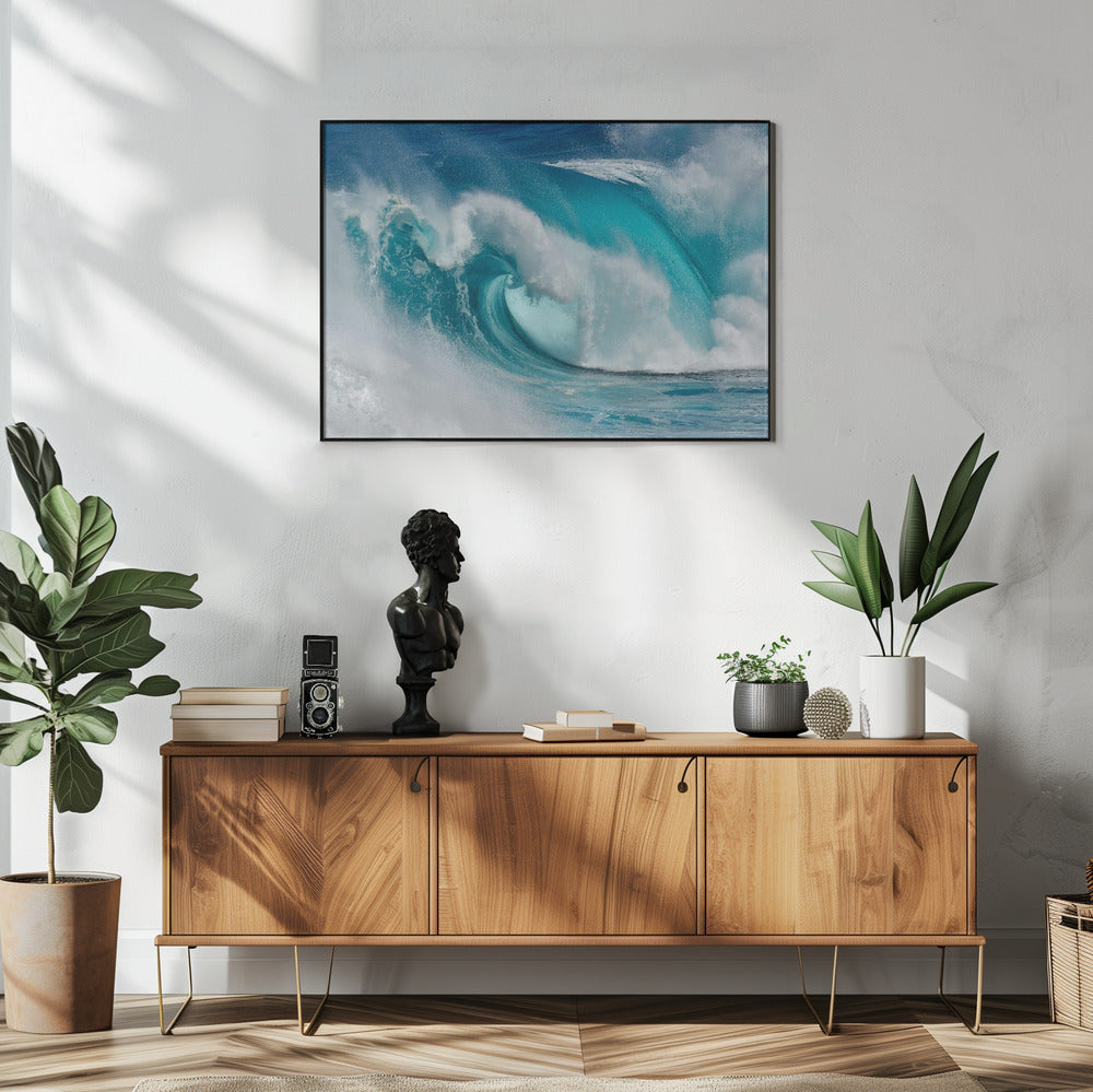 When the ocean turns into blue fire | Poster