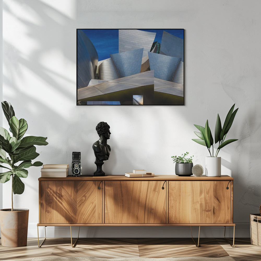 Disney Concert Hall-Montage (Farbversion) | Poster